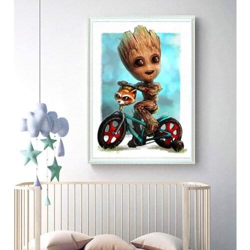 DIY 5D Diamond Painting Kits for Adults Marvel Disney Cross Stitch Kit Diamond Painting Kits Embroidery Diamond for Home Decor