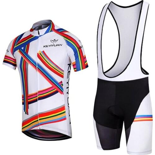 KETIYUAN 2018 New Arrivel Cycling Clothing Bike Team Clothing Set Mens Bicycle Jersey Ropa Ciclismo