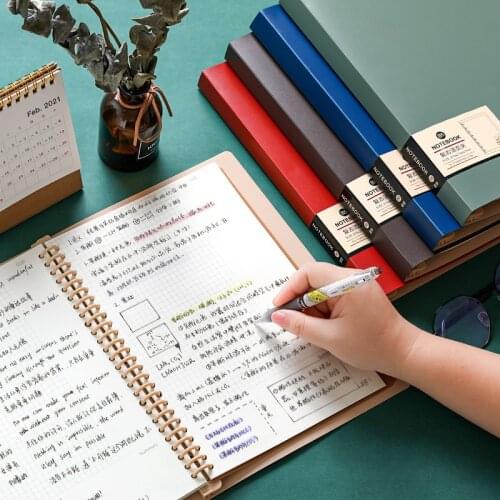 A5/B5/A4 Binder Diary Notebook Replacement Cover Loose Leaf Paper Binder Weekly Planner/Agenda Organizer Office School Supplies