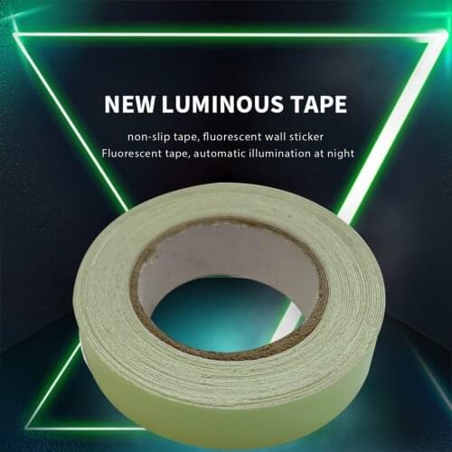 Luminous Tape 1.5cm*1m 12MM 3M Self-adhesive Tape Night Vision Glow In Dark Safety Warning Security Stage Home Decoration Tapes