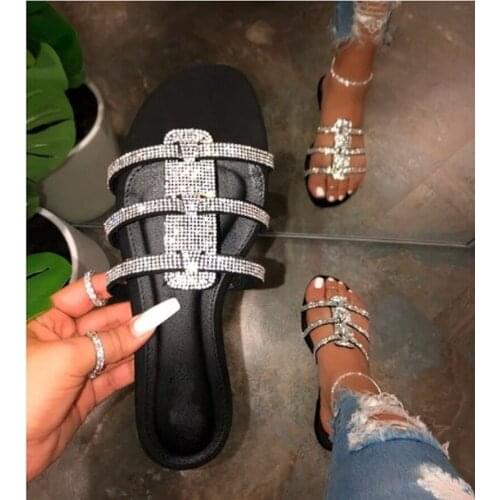 LEOSOXS 2021 Fashion Women Slippers Summer Beach Slippers Casual Shoes Ladies Outside Wear Slides Woman Slippers Flat Sandals