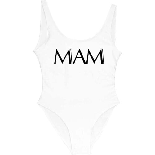 MIAMI plus size swimwear Women One Piece Swimsuit Backless Lining Solid Bathingsuit for girls monokini bikini One-piece