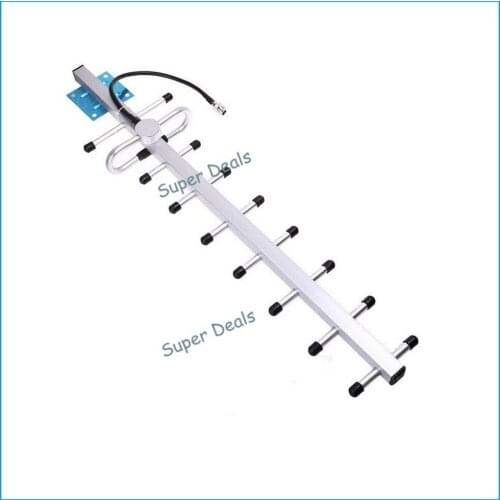ZQTMAX 13dB Yagi Antenna for cell phone signal booster 800 / 850 / 900 MHz CDMA GSM Repeater 2g mobile signal amplifier