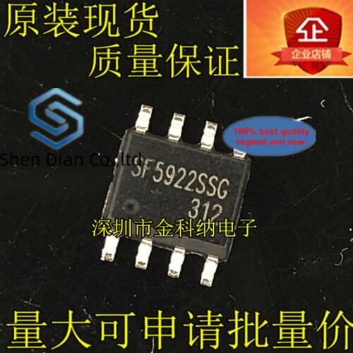 10pcs 100% orginal new in stock genuine SF5922SSG PWM controller power chip SF5922SSGT SOP8 feet