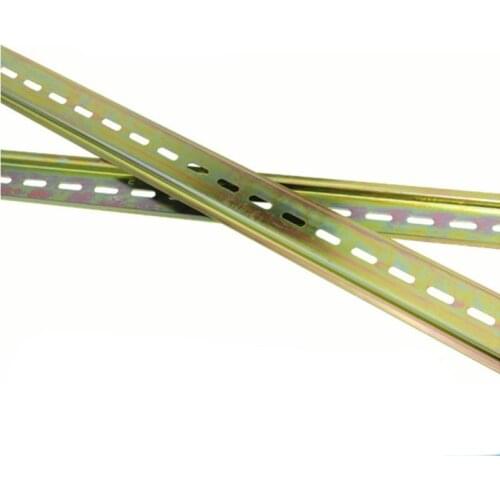 10PCS DIN Rail 35mm Width 7.5mm Height 1mm Thickness Circuit Breaker Slotted