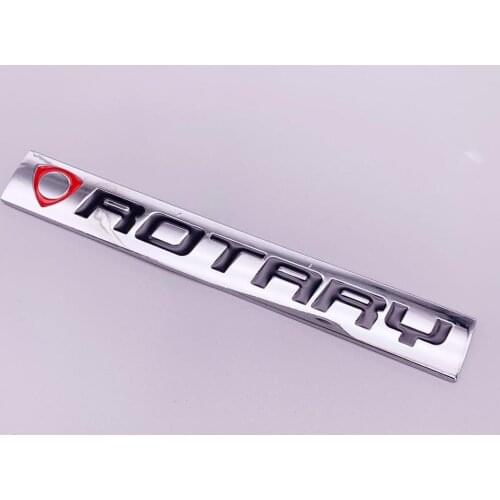 10x Rotary Engine Logo Decals 3D Metal Badge Emblem Car Sticker For Mazda 2 3 6 CX5 RX8 CX3 CX30 MX5 Atenza Axela