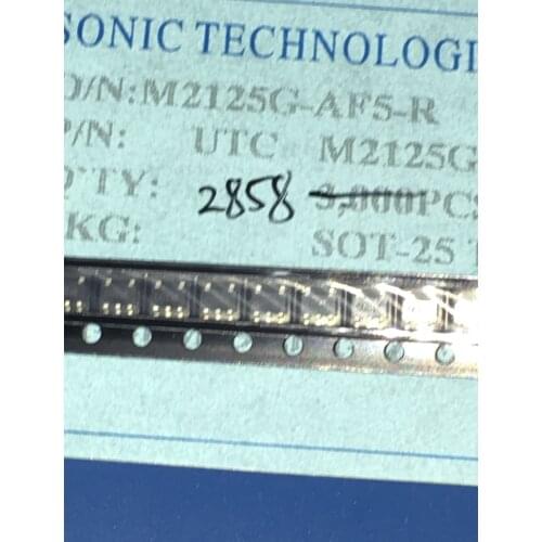 Free Shipping 10PCS/LOT M2125G-AF5-R SOT-25 2125G UTC NERWC new Original IN STOCK IC