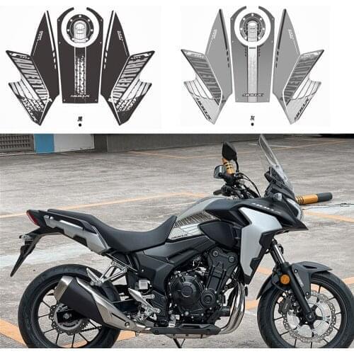 CB400X 3D Carbon Fiber Side Decals Tank Pad Gas Oil Sticker Motorcycles Decoration Accessories For Honda cb 400 x cb 400x