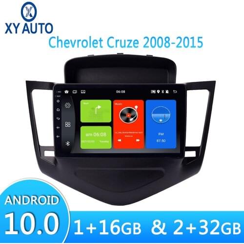 Quad Core 9 Inch Android 10.0 HD Tempered Touch Screen GPS WIFI Navigation Multimedia Video Player For Chevrolet Cruze 2008-2015