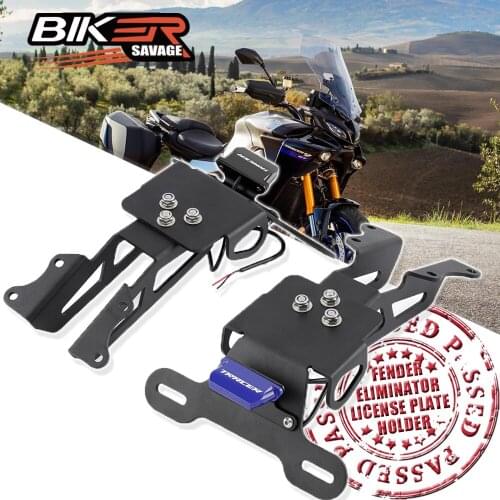 Motorcycle Plate Holder For YAMAHA MT09 Tracer 900 GT 2015-2020 2018 2016 FJ09 License Plate Tail Tidy Fender Eliminator Support