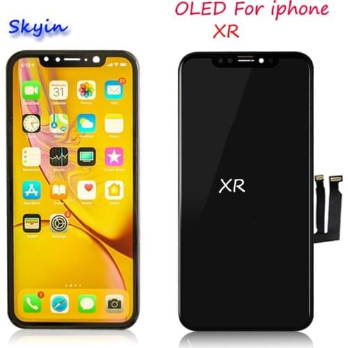 Factory Wholesale 100% New LCD For iPhone XR Display Screen Touch With Metal Factory Display For iPhone XR Lcd touch Screen