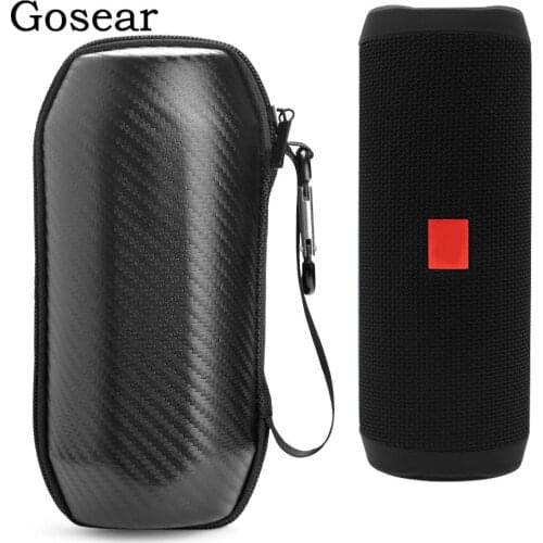 Gosear Travel Carrying EVA Case Protective Storage Bag Pouch for JBL Flip4 Wireless Bluetooth-compatible Speaker Accessories