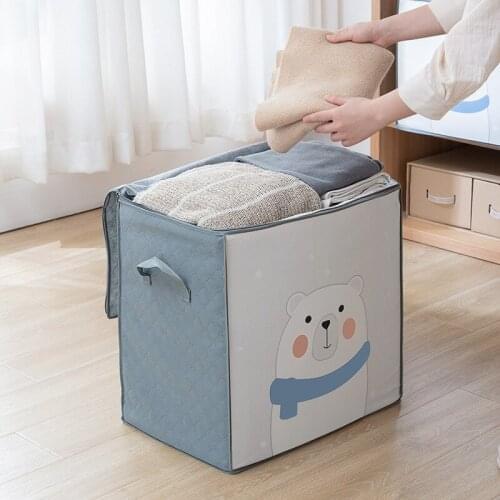 Carton Large Quilt Storage Bag Non-Woven Clothes Packing Bag Household Quilt Dustproof Bags