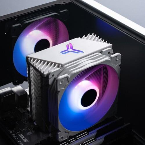 12V 120mm PWM 4Pin PC LED Fan Computer Air Cooling 4 Heat-pipes CPU Cooler Radiator for LGA 775/1150/1151/1155/1156 AM4/AM3+/AM3