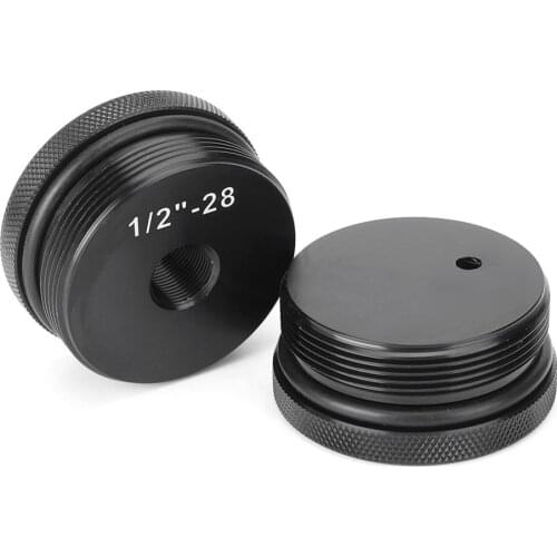 LUCKMARTAuto Parts Replacement End Cap Set 1/2"-28 For 4003 24003 Center Marked Black High Quality Easy To Use