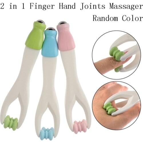 Hot 2 in 1 Finger Hand Joints Massager Elastic Handle Relax Finger Joints Hand Massager Blood Circulation Anti Cellulite Massage
