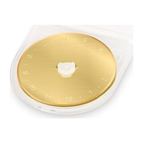 New Pack Of 10 45Mm/1.77 Inch Titanium-Coated Rotating Blades, Perfect For Cutting Fabric, Sewing, Leather And Paper