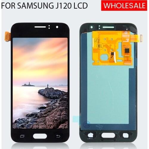 Free Shipping OLED For Samsung Galaxy J120 Lcd J1 2016 Display J120F Touch Panel Screen Digitizer Assembly With Tools