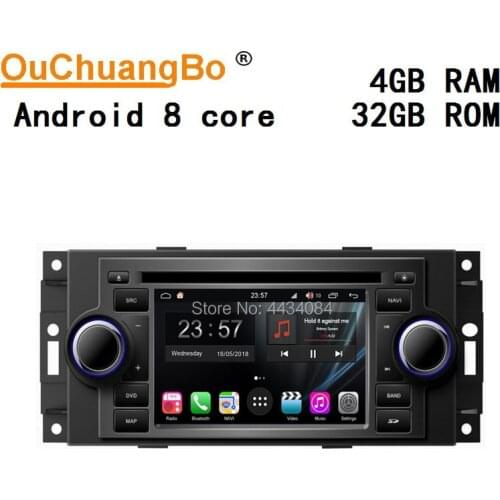 Ouchuangbo auto gps HD video S300 platform android 9.0 for Chrysler 300C PT Cruiser support mirror link Wifi USB AUX SWC 8 core