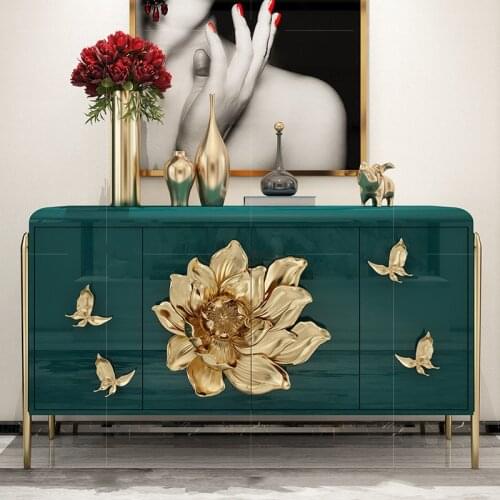 Post-Modern Light Luxury Sideboards Cabinet Simple Porch Table Nordic Lobby American Cabinet
