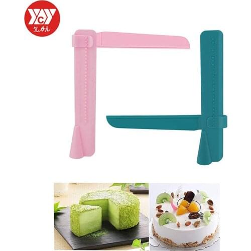 Adjustable DIY Cake Scraper Smoother Fondant Spatulas Cake Edge Smoother Cream Scraper Decorating Kitchen Cake Tools