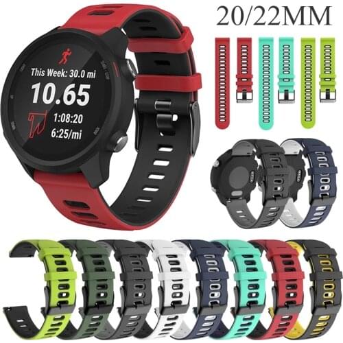 Hot 20 22mm GTS Bip Watchband Silicone Band For Huami Amazfit GTR 47 42mm GTR 2e Straps Amazfit Pace/Stratos 3 2 Bracelet Correa
