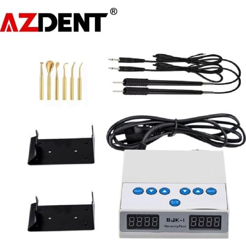 Dental Lab Electric Wax Carving Pen Dental Waxer Carver Knife 6 Wax Tips+2 Pens AC100~240V 50/60HZ