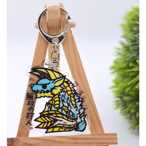 WL0878 Chibi Keychain Acrylic Cartoon Keyring Accessories