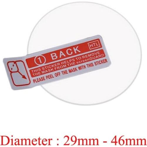 Tempered Glass Round Protective Film For Samsung Galaxy Huawei Garmin Amazfit Fossil Suunto Smart Watch Screen Protector Cover