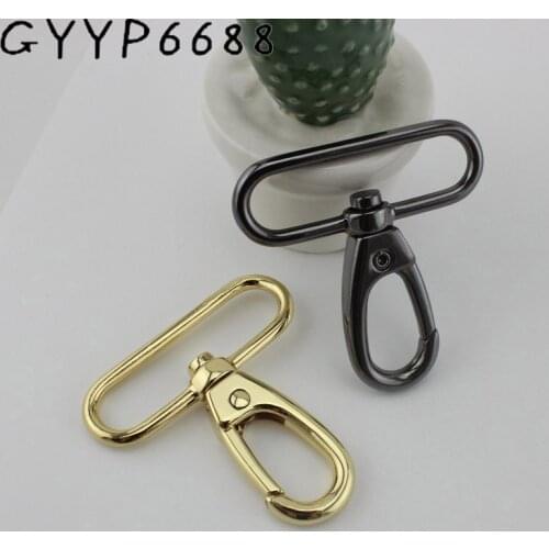 10pcs 51mm High quality trigger Powerful snap hook hand bag swivel clasp hooks hardware clasp metal clip swivel dog leash metal