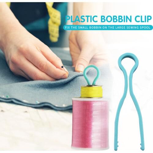 12pcs Sewing Accessories Bobbin Thread Holders Buddies Clips Clamps Stitch Costura Organizer for Quilting Embroidery