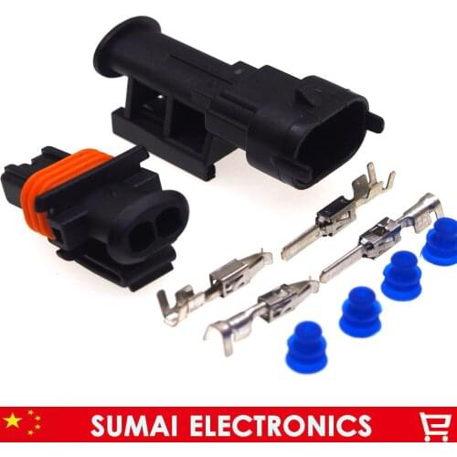 1928404072 2Pin 3.5mm Oil nozzle plug,Fuel spray nozzle plug,diesel common rail/crankshaft sensor connector for BOSCH car