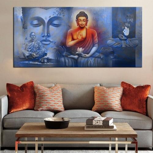5D DIY Diamond Painting Buddha Diamond Mosaic 3D Embroidery Buddhism Full Square Cross stitch Rhinestone Home decoration G152