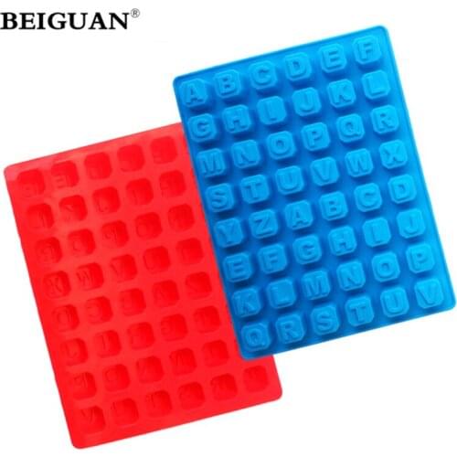 English letter Jelly Pudding Chocolate Cake Ice Tray Mold Cube Maker Model Cake Decorating DIY Kitchenware Bakeware mold