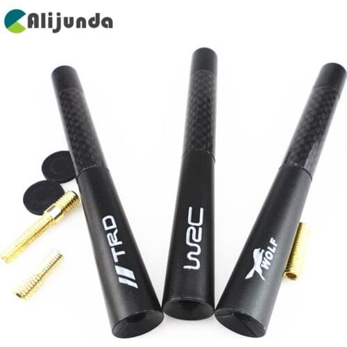 Alijunda Car Antenna FM AM Radio Carbon Fiber Short Car Aerial For Citroen C-Quatre C-Triomphe Picasso C1 C2 C3 C4 C4L C5 Elyse