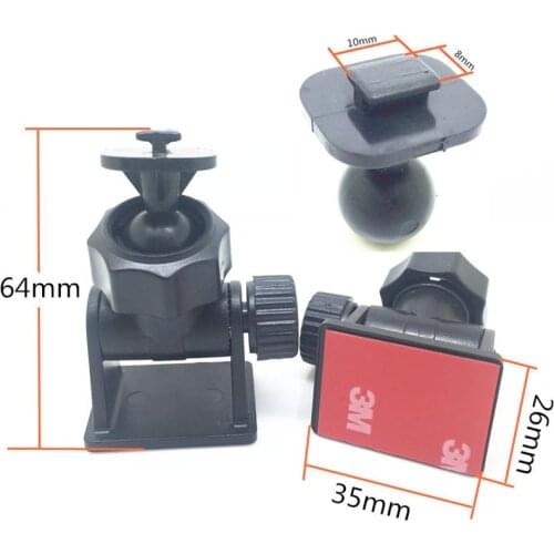Black 360 Degree Rotating Car Holder For Sport DV Camera Mount DVR Holders Driving Recorder Suction Cup Drop Shipping