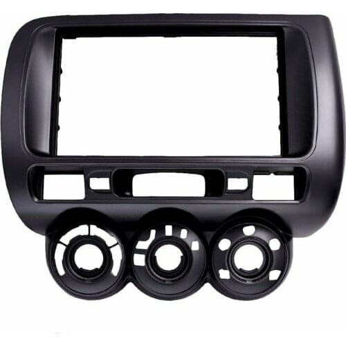 LHD Car Radio Fascia Stereo Dash Panel Frame Fit for Honda Jazz 2002 2003 2004 2005 2006 2007 2008