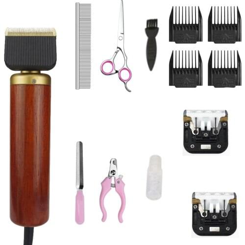 Pet Trimmer Scissors Dog Cattle Rabbits Shaver Professional 55W High Power Horse Grooming Electric Hair Clipper Cutting Machine