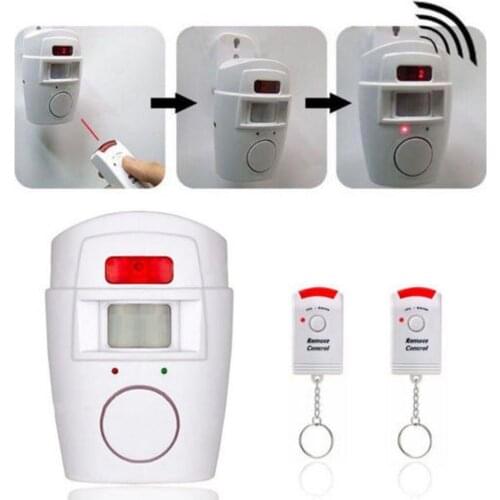 Sensitive wireless motion sensor alarm security detector indoor and outdoor alarm system, home garage with remote control