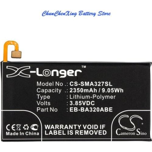 Cameron Sino 2350mAh Battery EB-BA320ABE for Samsung Galaxy A3 2017, SC-04J, SGH-N417, SM-A320, SM-A320F, SM-A320FL, SM-A320Y