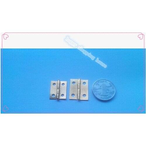 Hardware supplies Antique silver Cabinet Hinges Furniture Accessories Jewelry Boxes Small Hinge Furniture Fittings 16mm*13mm