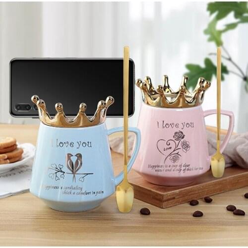 Creative Milk Coffee Mugs Multi Picture Ceramics Mugs Cup New Crown Theme Kitchen Tool Best Gift For Boyfriend Or Girlfriend