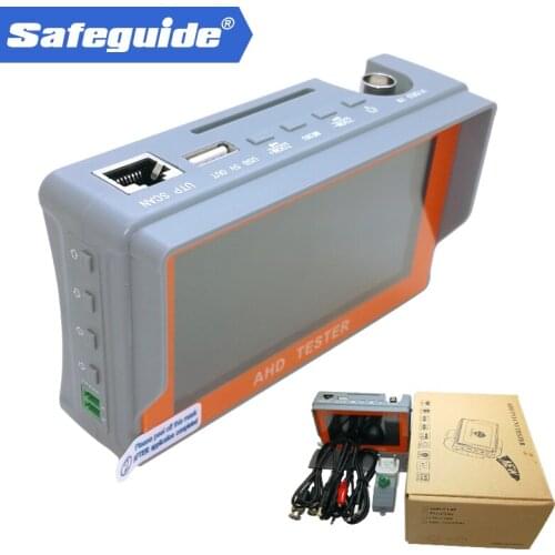 Hot sale 4.3 Inch HD CCTV Tester Monitor CVBS AHD 1080P Analog Camera Tester PTZ UTP Cable Tester 12V1A Output