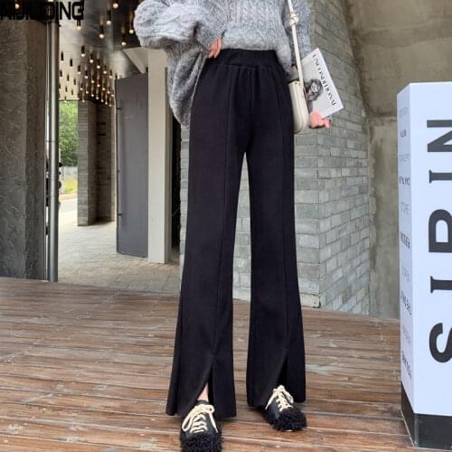 NIJIUDING Women's Wide Trousers