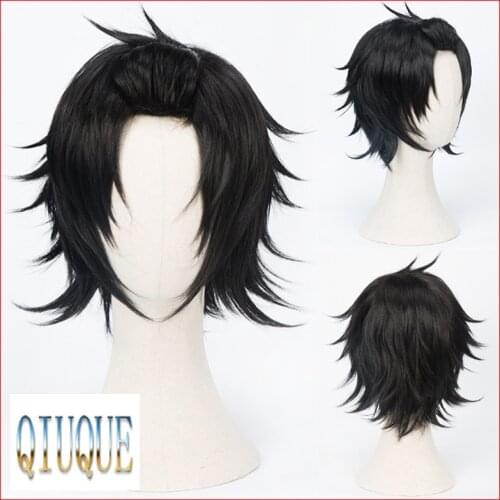 High Quality Anime Division Rap Battle Hypnosis MIC Nirou Jiro Yamada Cosplay Wig + Track No. + Wig Cap