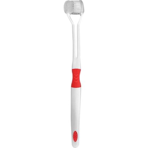 Portable Three-sided Travel Toothbrush Cute Clean Teeth Brushing Toothbrush Fast Cleaning Teeth Brush Fine Bristles