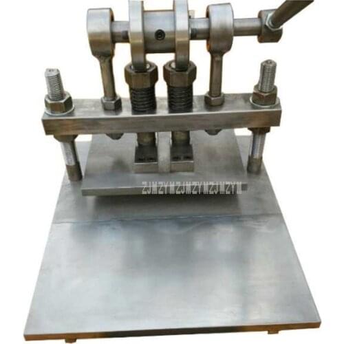 Hand Operate Desktop Double Column Manual Die Cutting Machine Leather Mold Punching Press Cutting Machine Punch Plate 315*240mm