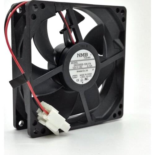 New waterproof fan 12V NMB 9025 Refrigerator Fan 09225SS-12K-FA 9cm Computer Cabinet Power Fan