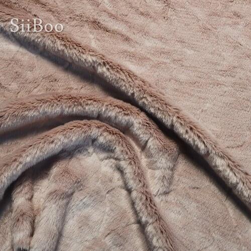 High grade white/ skin red short faux fur fabric for winter coat,vest,Fur collar,cape by half meter free shipping SP717