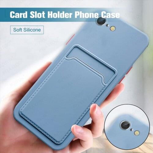 Case Cover For iPhone 8 7 Plus 8plus For iPhone Xr Xs Se 2020 Protector Protective Safety Phone Coque Fundas Card Bag Solt Cove
